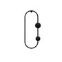 Wallity Cricket Gancho de pared Negro
